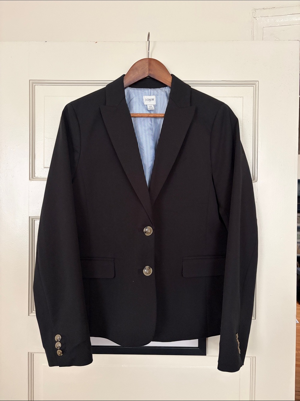 J. Crew Black Women's Two-Button Blazer
